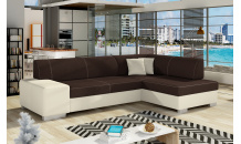 Sedací souprava Fabio Sawana 26/ eko kůže  Soft 33 Pravá