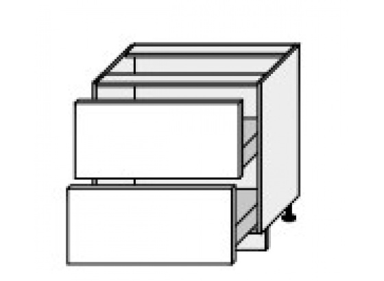 Dolní skříňka kuchyně Quantum D2A 80/grey