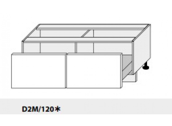 Dolní skříňka PLATINIUM D2M/120 grey