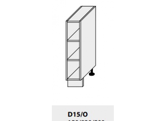 Dolní skříňka PLATINIUM D15/O grey