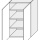Horní skříňka SILVER W4/60
