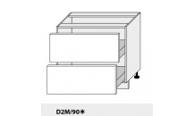 Dolní skříňka PLATINIUM D3M/90 grey