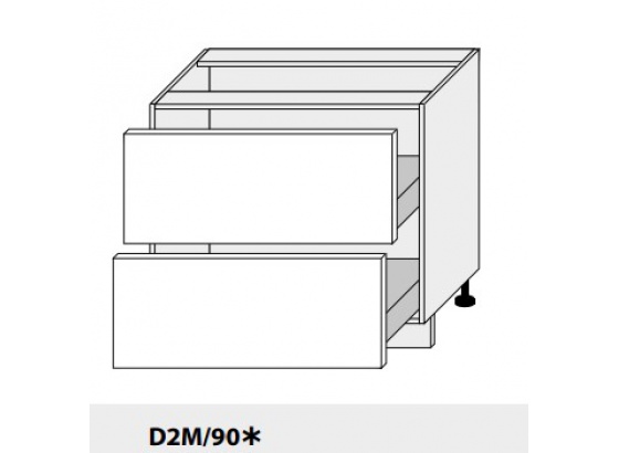 Dolní skříňka PLATINIUM D3M/90 grey