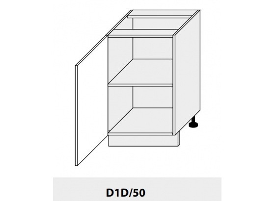 Dolní skříňka kuchyně Quantum D1D 50 bílá