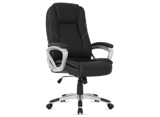 Kancelářská židle KA-Y282 BK černá/ stříbřitě šedá