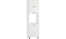 Skříňka vysoká VENTO DP-60/214 pro vestavnou troubu bílý mat