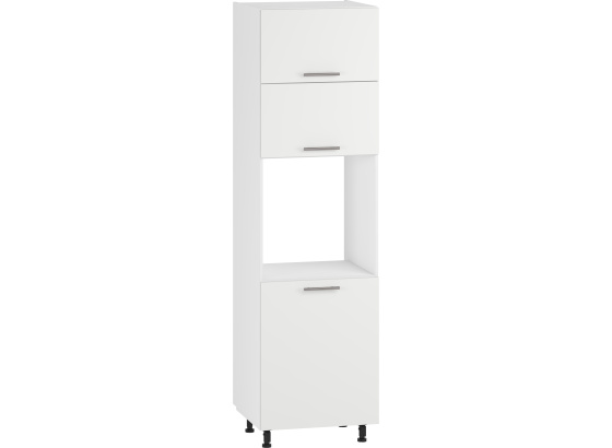 Skříňka vysoká VENTO DP-60/214 pro vestavnou troubu bílý mat