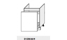 Dolní skříňka EMPORIUM D1ZM/60 bílá