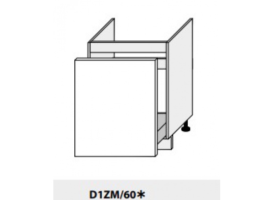 Dolní skříňka EMPORIUM D1ZM/60 bílá