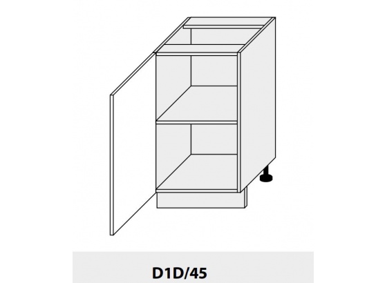 Dolní skříňka kuchyně Quantum D1D 45 bílá