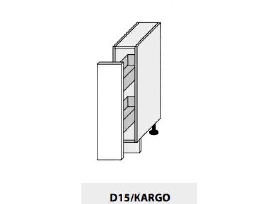 Dolní skříňka PLATINIUM D15 + Cargo dub artisan