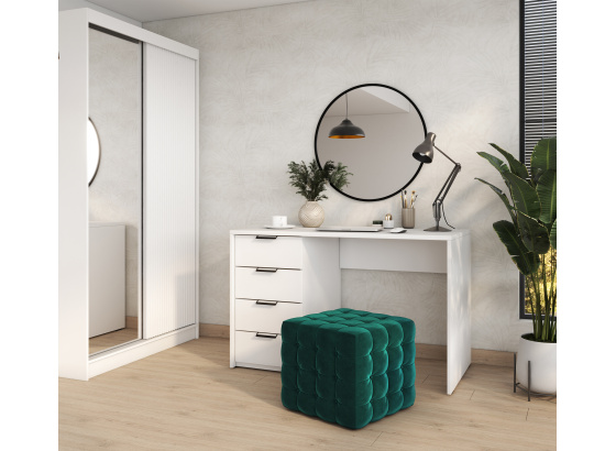 Psací stůl Barold 140 Bílá