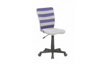 Dětská židle FUEGO šedo- fialová
