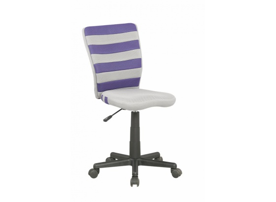 Dětská židle FUEGO šedo- fialová
