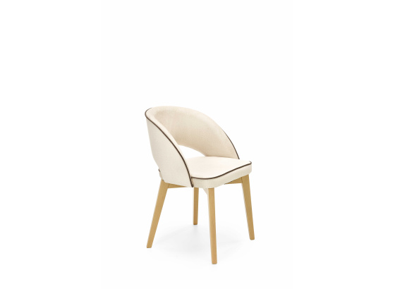 Jídelní židle MARINO dub medový /MONOLITH 04 (krémová)