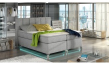 Postel boxspring BASILIO+LED 180x200 Sawana 21