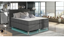 Postel boxspring AMADEO+LED 140x200 Sawana 05