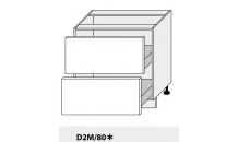 Dolní skříňka kuchyně Quantum D2M 80 dub artisan