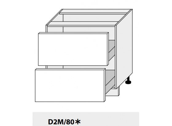 Dolní skříňka kuchyně Quantum D2M 80 dub artisan