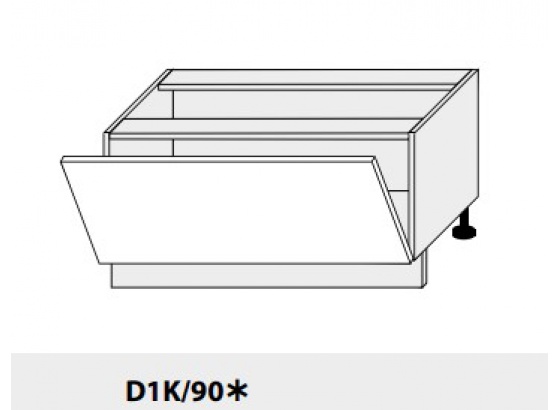 Dolní skříňka PLATINIUM D1K/90 grey
