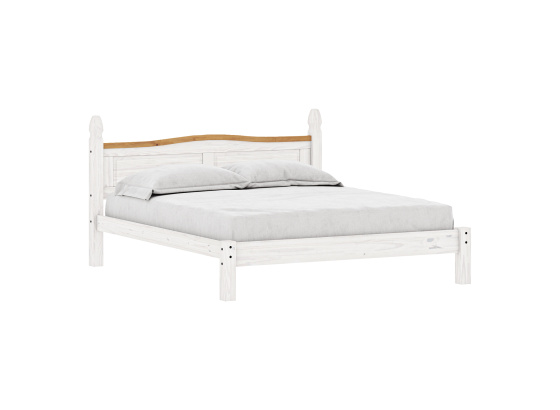 Postel CORONA bílý vosk 180x200