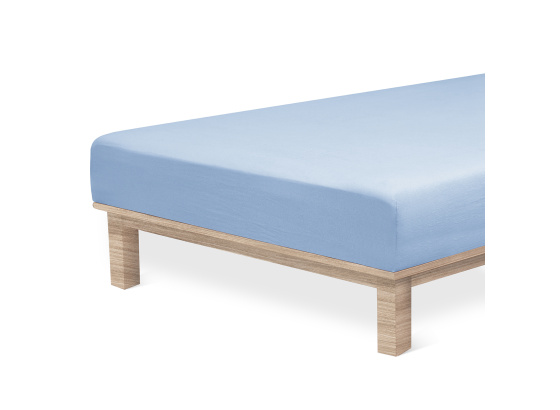 Prostěradlo Andrea Simone boxspring 90x200x35 modré