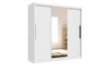 Šatní skříň ARIS I s posuvnými dveřmi bílá