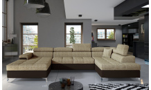 Sedací souprava Eduardo Berlin 03/ eko kůže  Soft 66 Pravá