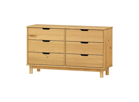 Komoda 3+3 zásuvky BONITO 2 vosk