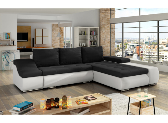 Sedací souprava Ontario Sawana 14/ eko kůže Soft 17 Pravá