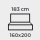 Postel GRAND 180x200 Matrix 19/ Duvet Duo 2A  bez matrace