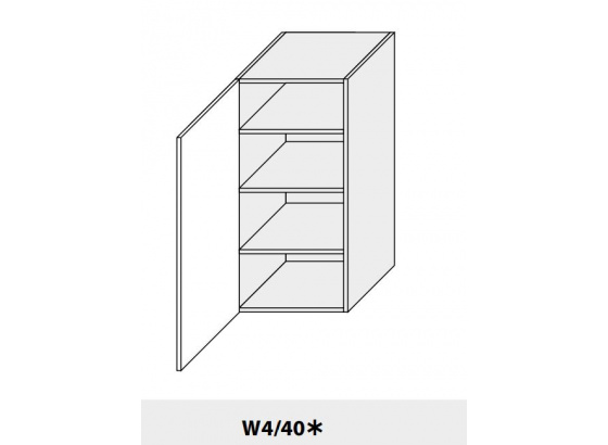 Horní skříňka PLATINIUM W4/40 grey