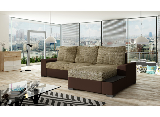 Sedací souprava Negro Berlin 03/ eko kůže Soft 66 Pravá