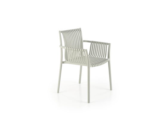 Jídelní židle K492 šedá plast