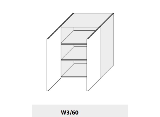 Horní skříňka kuchyně Quantum W3 60/grey