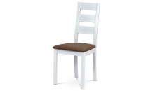 Jídelní židle BC-2603 WT bílá/ buk