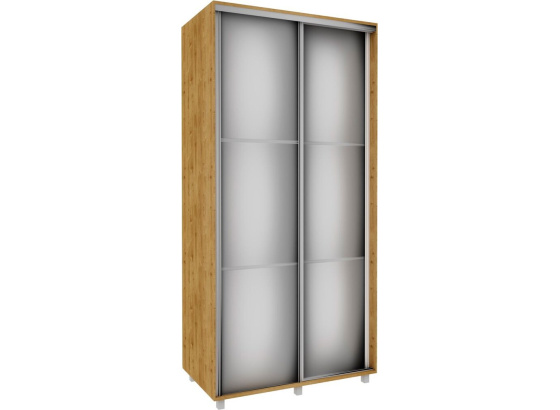 Šatní skříň 100 cm se zrcadlem