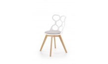 Jídelní židle K308 bílá/šedá