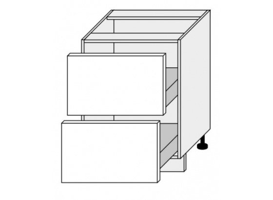 Dolní skříňka PLATINIUM D2A 60 grey