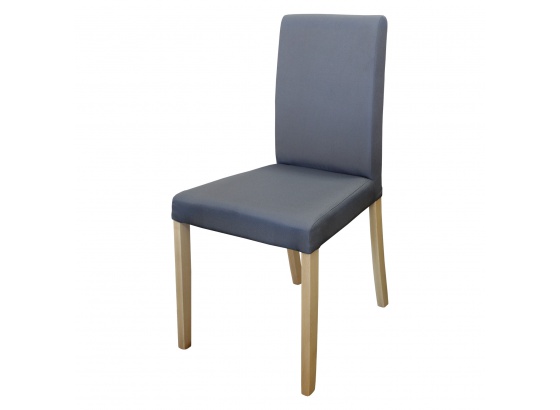 Jídelní židle PRIMA šedá/světlé nohy