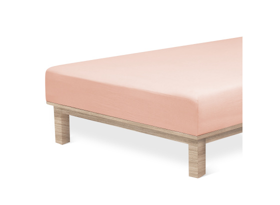 Prostěradlo Andrea Simone boxspring 180x200x35 pudrové