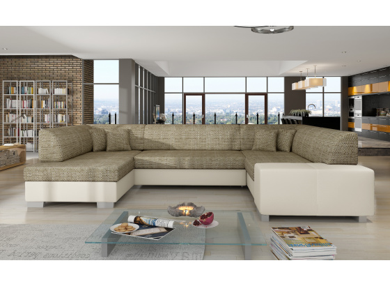 Sedací souprava Havana Berlin 03/ eko kůže Soft 33 Levá