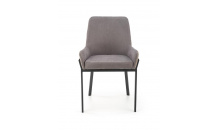 Jídelní židle K439 tmavě šedá/béžová