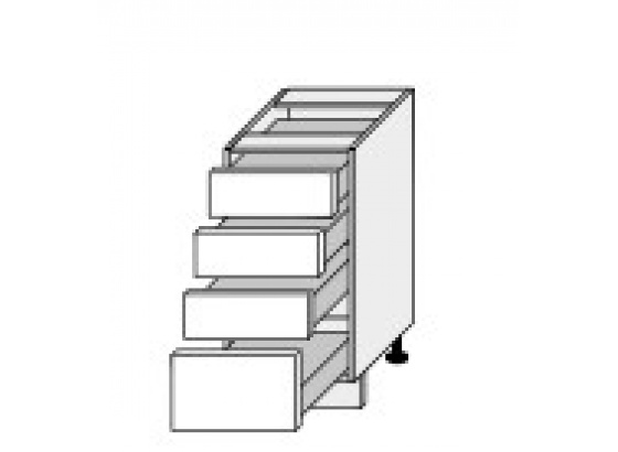 Dolní skříňka PLATINIUM D4A/40 grey