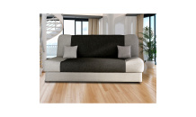 Pohovka VICTORIA šedá/černá