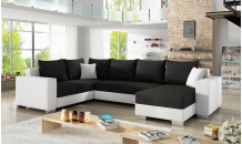 Sedací souprava Marco Sawana 14/ eko kůže  Soft 17 Pravá