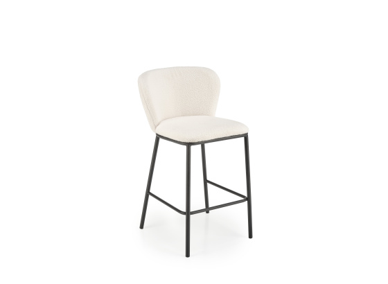 Barová židle H119 černá/ krémová