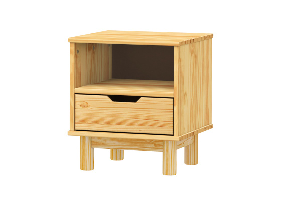 Noční stolek 1 zásuvka BONITO 2 lak