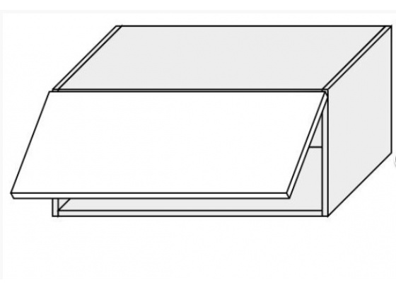 Horní skříňka EMPORIUM W4b/80 HK aventos bílá