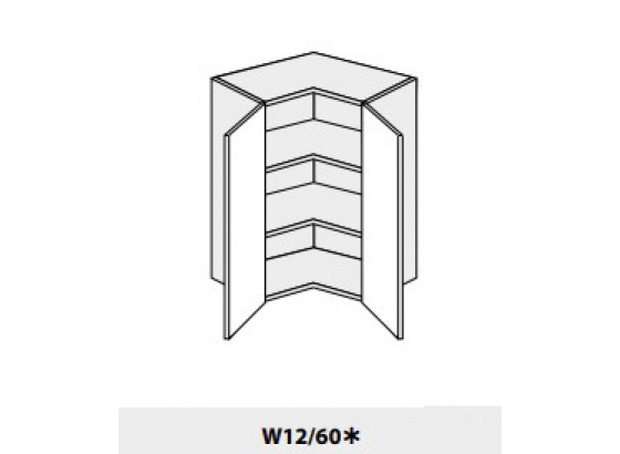 Horní skříňka PLATINIUM W12/60 lava